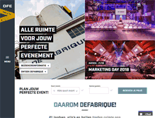 Tablet Screenshot of defabrique.nl